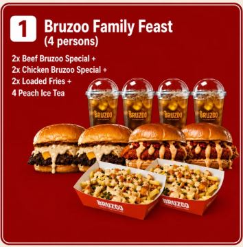 Bruzoo Family Feast (4 Persons)