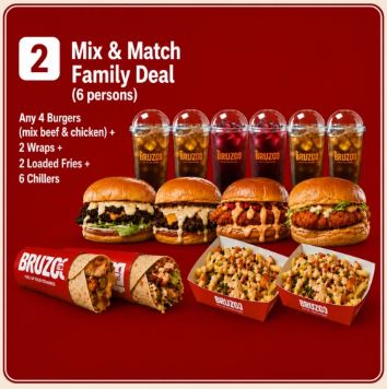 Mix & Match Family Deal (6 Person)